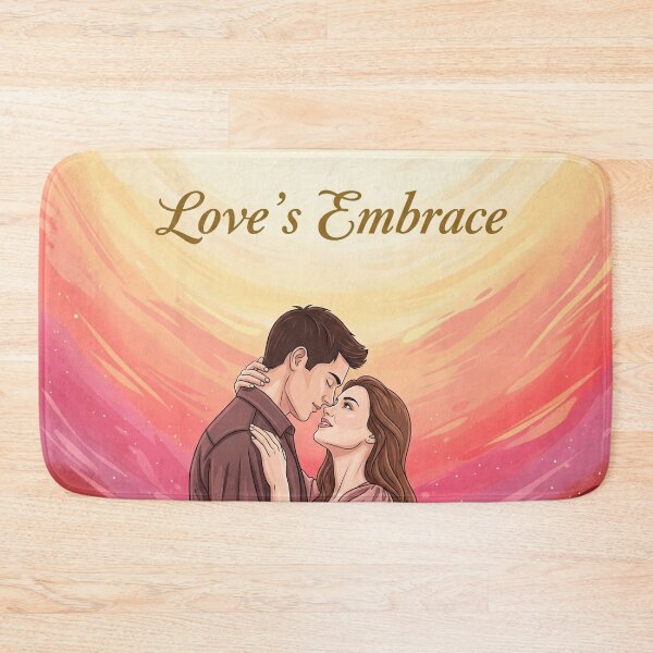 Item preview, Love’s Embrace Romantic Couple Artwork designed and sold by Owcomm.