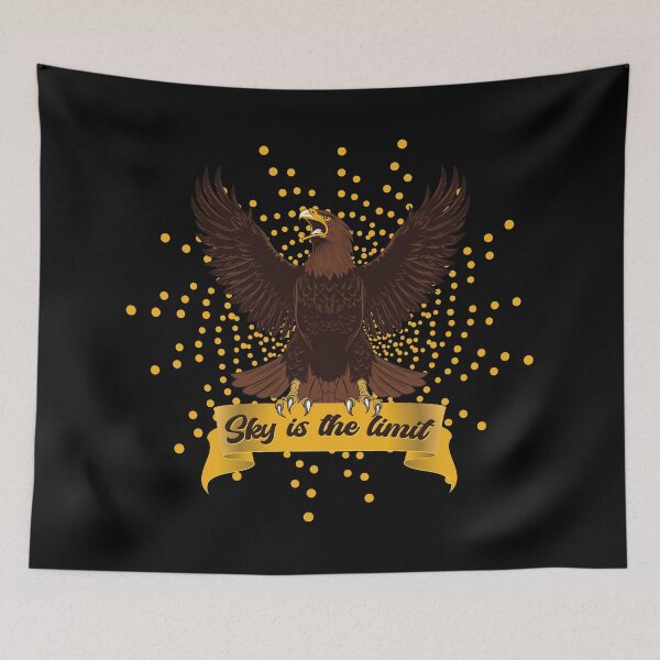 Item preview, Powerful Eagle - Sky is the Limit Motivational Design designed and sold by Vextura.
