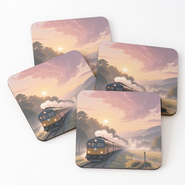 Item preview, Misty Morning Train Ride designed and sold by HorizonHues.