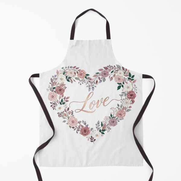 Item preview, Love Floral Heart Wreath Illustration designed and sold by Owcomm.