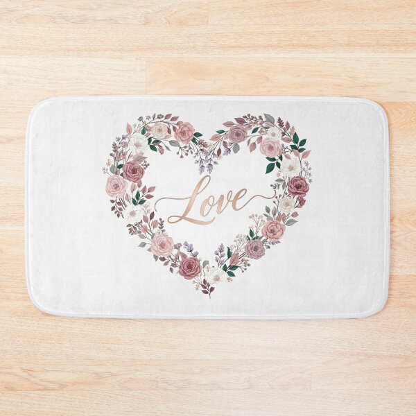 Item preview, Love Floral Heart Wreath Illustration designed and sold by Owcomm.