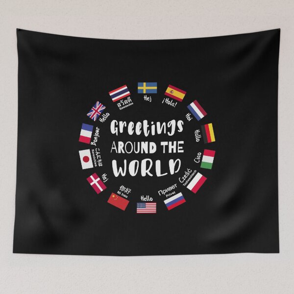 Item preview, Greetings around the world, Hello in all languages designed and sold by HandicraftArt.