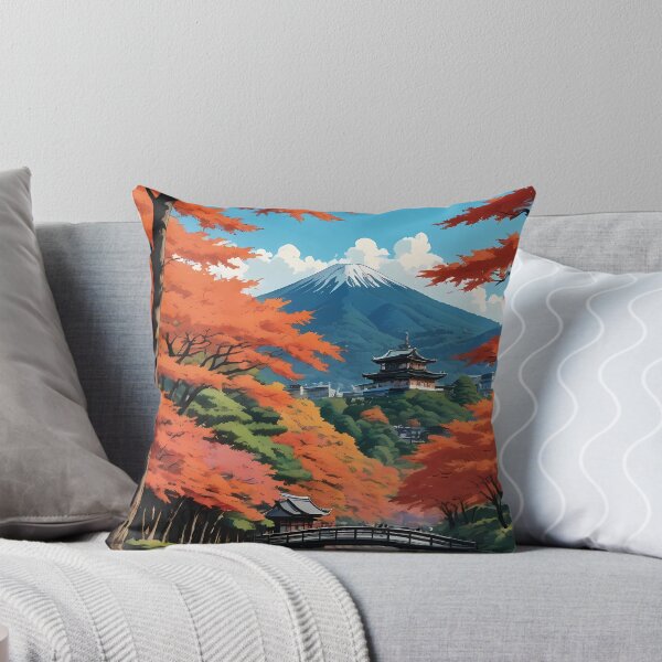 Item preview, Vibrant Maple Canopy in Kyoto designed and sold by HorizonHues.