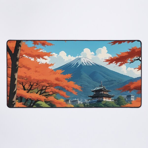Item preview, Vibrant Maple Canopy in Kyoto designed and sold by HorizonHues.