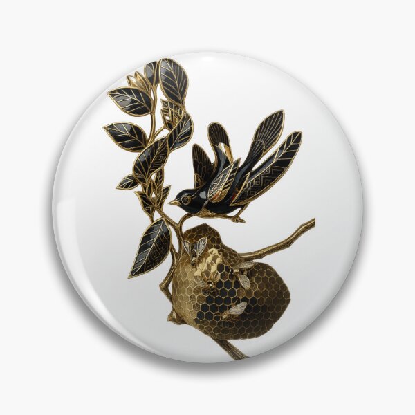 Item preview, Art Deco American Redstart Illustration designed and sold by Avid Imprints.