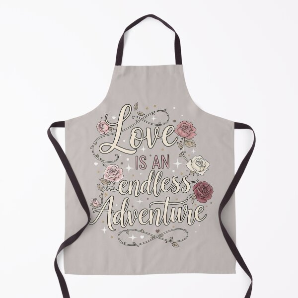 Item preview, Love Is an Endless Adventure Romantic Quote Art designed and sold by Owcomm.