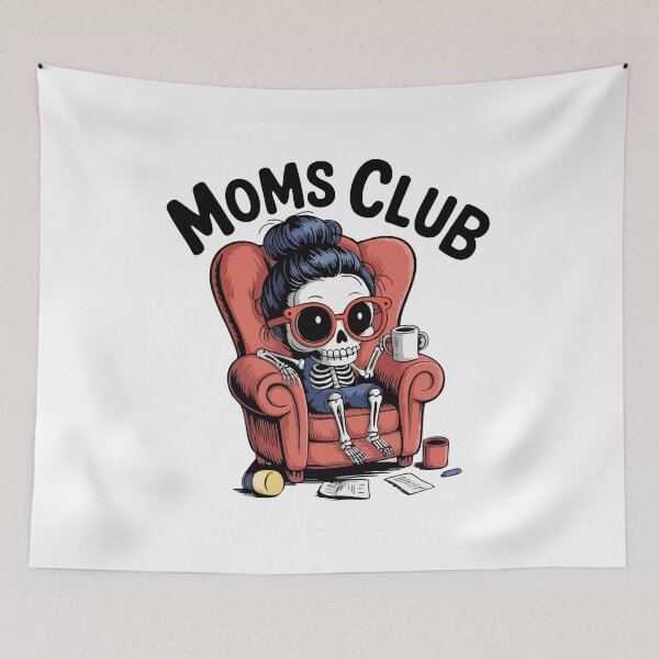 Item preview, Moms Club Skeleton designed and sold by Marcite.