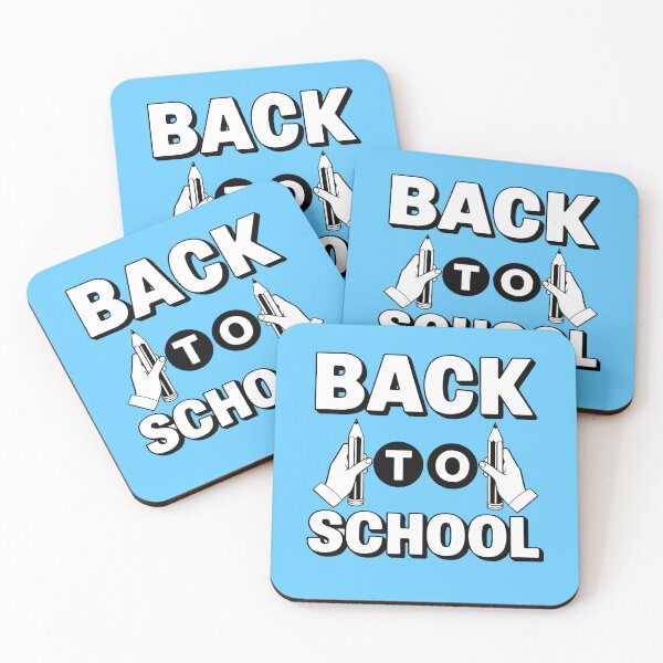 Item preview, Back to School Graphic Bold Typography with Pencil Holding Hands on Blue Background for Education and Student Promotions Vector illustration concept design designed and sold by AtonuHaque.