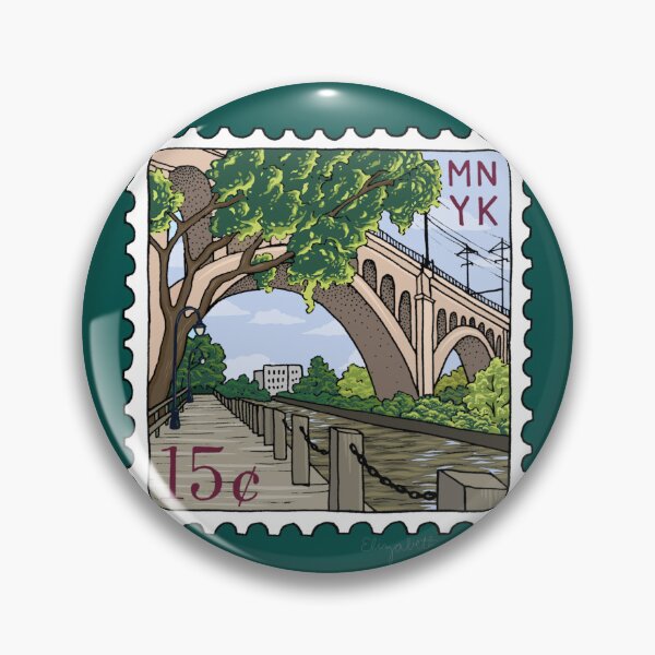 Item preview, Manayunk Philly Stamp Illustration designed and sold by Elizabeth Weglein.