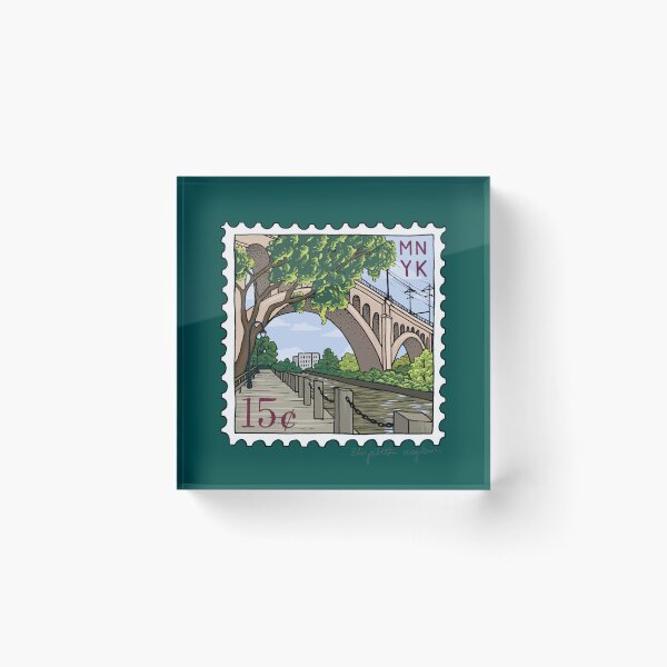 Item preview, Manayunk Philly Stamp Illustration designed and sold by Elizabeth Weglein.