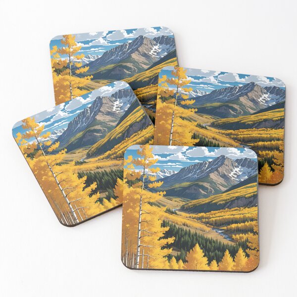 Item preview, Vivid Fall Colors in Colorado's Rocky Mountains designed and sold by HorizonHues.
