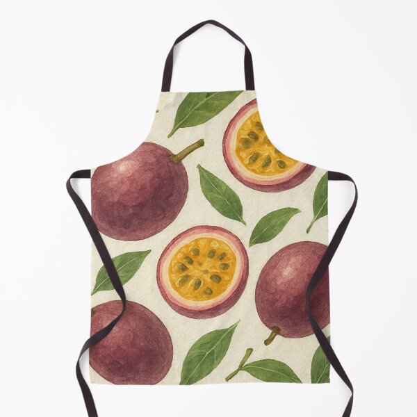 Item preview, Seed-filled pulp passion fruit watercolor pattern textured paper designed and sold by cutsypatterns.