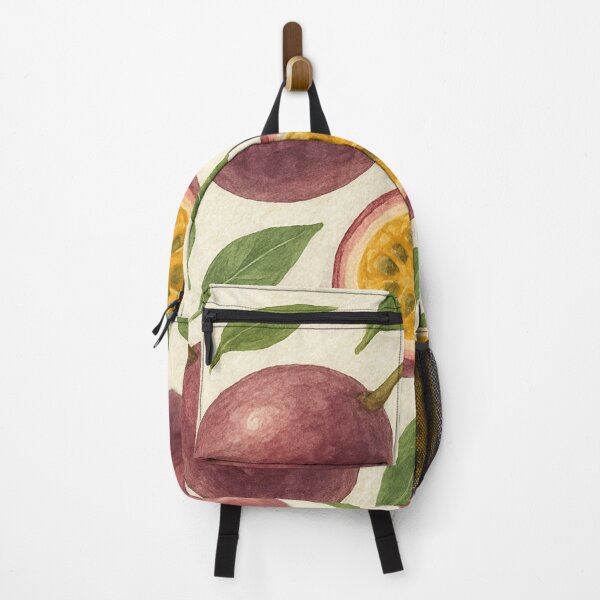 Artikelvorschau, Strukturiertes Papier mit mit Samen gefülltem Fruchtfleisch der Passionsfrucht in Aquarell entworfen und verkauft von cutsypatterns.