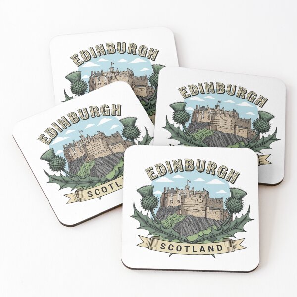 Item preview, The Pride of Scotland: A Vintage Edinburgh Castle & Thistle Emblem designed and sold by Digital Dreams Arts.
