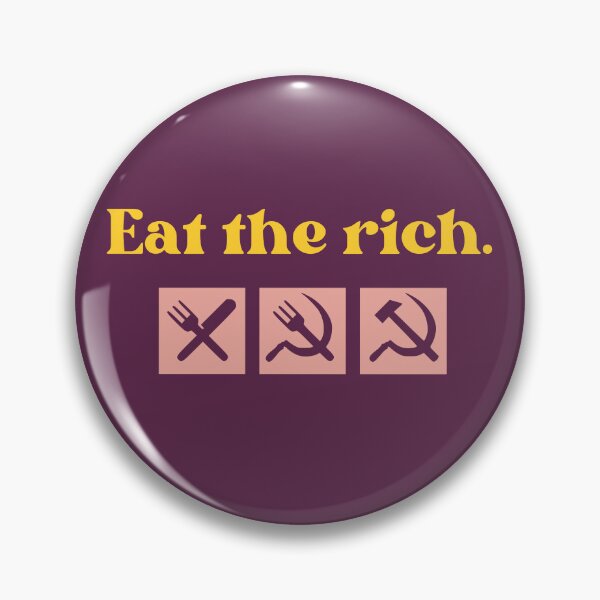 Item preview, Eat The Rich Marxist Colorful Design designed and sold by leftyshirts.