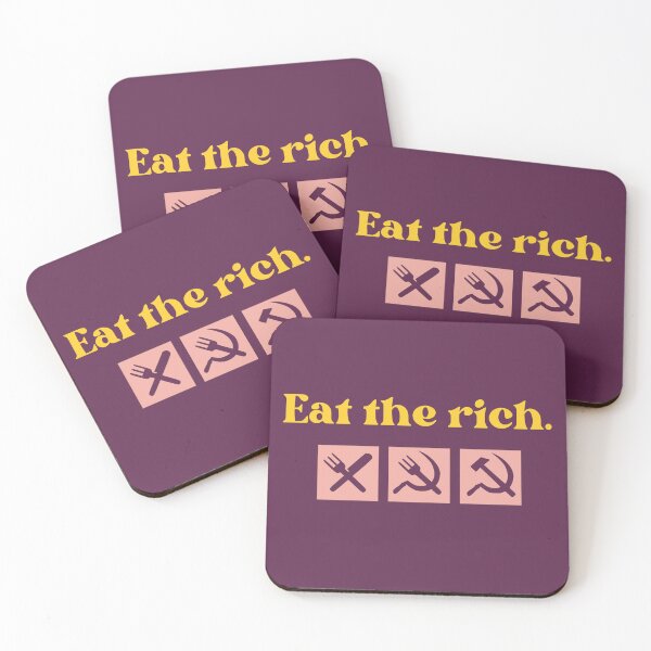 Item preview, Eat The Rich Marxist Colorful Design designed and sold by leftyshirts.