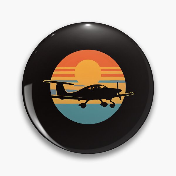 Item preview, Sunset Pilot Aircraft Illustration designed and sold by The-Print-Vault.