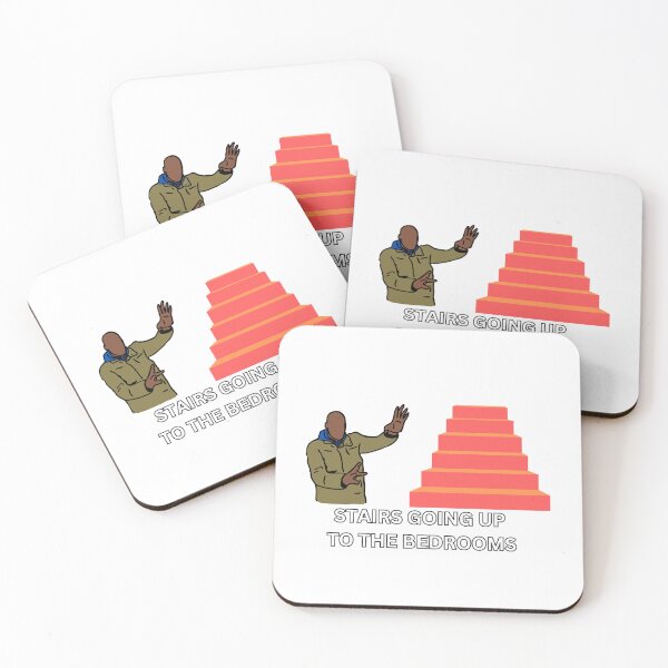 Item preview, Stairs Going up to the Bedrooms - Homes under the Hammer - Dion Dublin designed and sold by Melty Shirts.