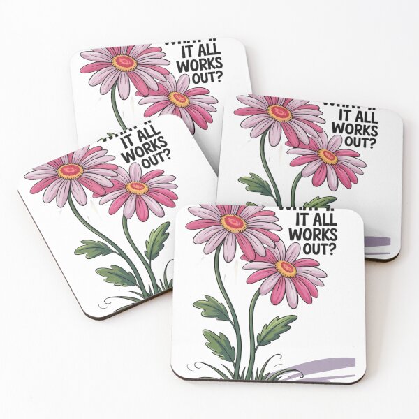 Item preview, Floral Quote What If It All Works Out designed and sold by TajahBrow.