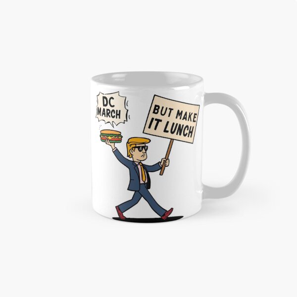 Item preview, DC March But Make It Lunch – Funny Protest Sandwich Cartoon designed and sold by jelonkaa.