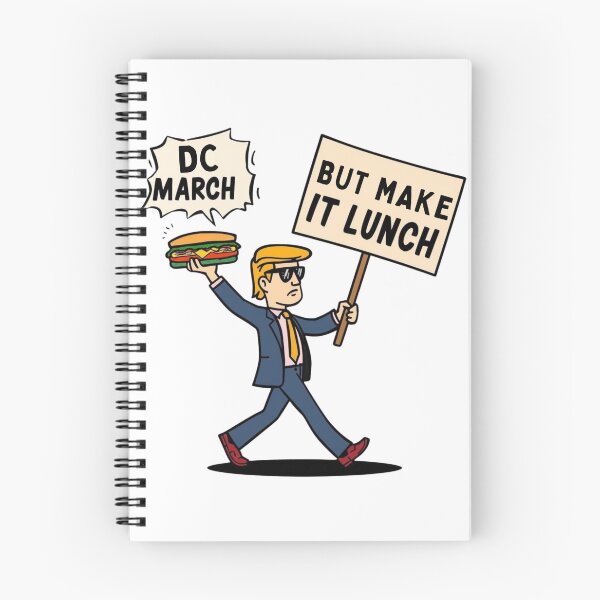 Item preview, DC March But Make It Lunch – Funny Protest Sandwich Cartoon designed and sold by jelonkaa.