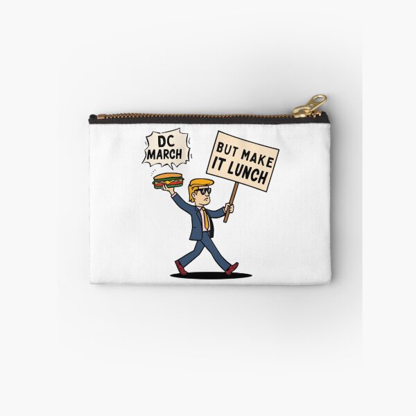 Item preview, DC March But Make It Lunch – Funny Protest Sandwich Cartoon designed and sold by jelonkaa.