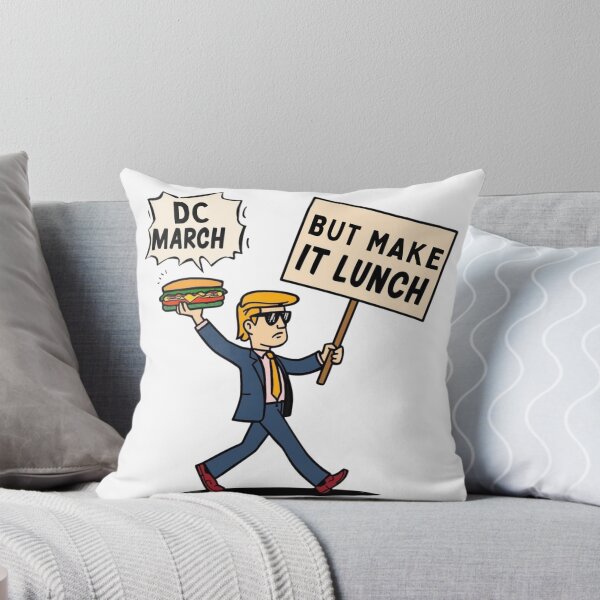 Item preview, DC March But Make It Lunch – Funny Protest Sandwich Cartoon designed and sold by jelonkaa.