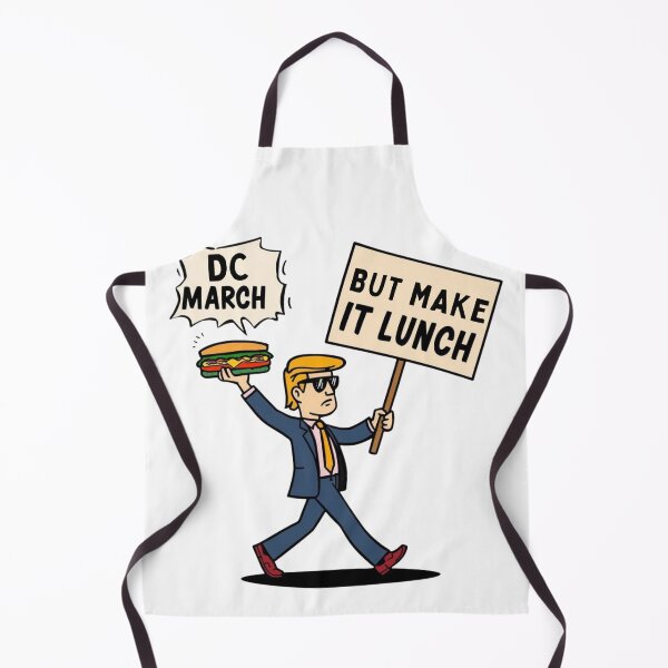 Item preview, DC March But Make It Lunch – Funny Protest Sandwich Cartoon designed and sold by jelonkaa.