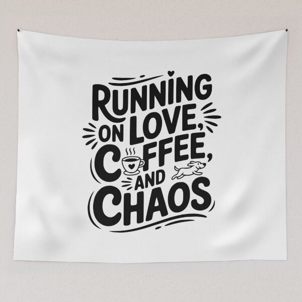 Item preview, Running on Love Coffee and Chaos designed and sold by Frank Ring.