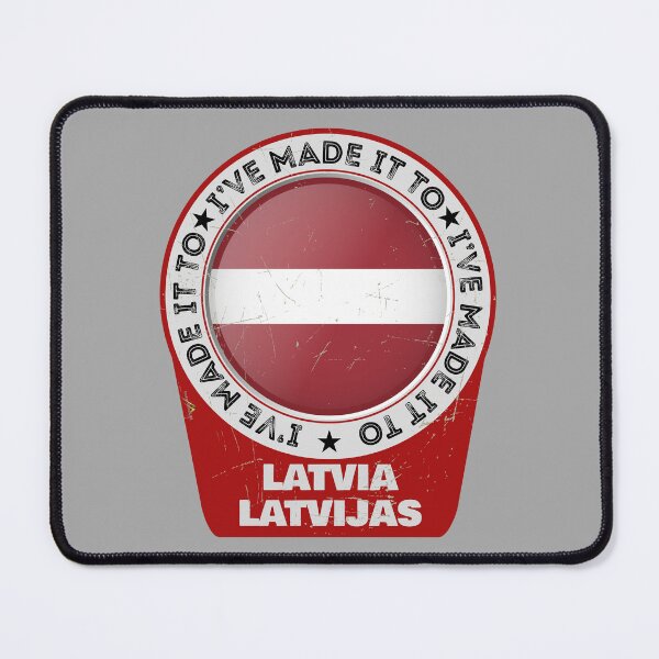 Item preview, I've Made It To LATVIA Latvijas Sticker T-Shirt 01 designed and sold by OuterShellUK.