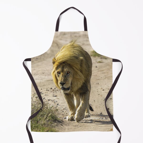 Item preview, Majestic Lion Walking Serengeti Wildlife Safari Tanzania designed and sold by Amanda's Factory.