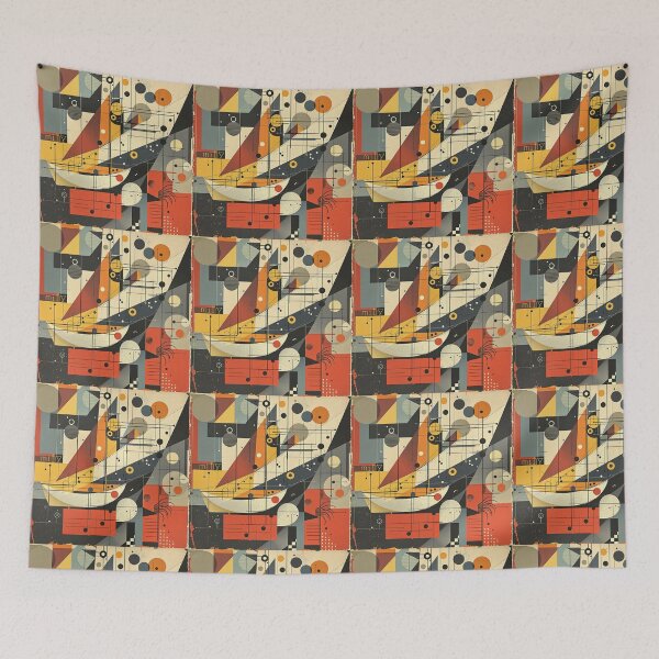 Item preview, mixing geometry with abstraction designed and sold by Tarikovich.