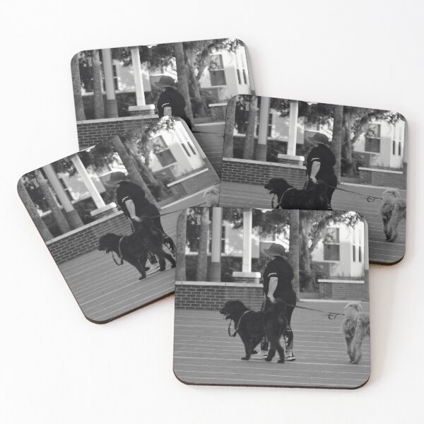 Item preview, Stroll with Two Furry Companions designed and sold by MercerImages.