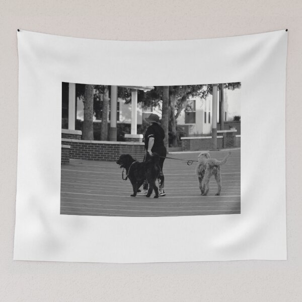 Item preview, Stroll with Two Furry Companions designed and sold by MercerImages.