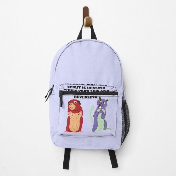 Item preview, CAT WITH A SPOON IN SHOCK LOOKING AT A GUILTY RAT DESIGN WITH QUOTE designed and sold by HealingMedzllc.