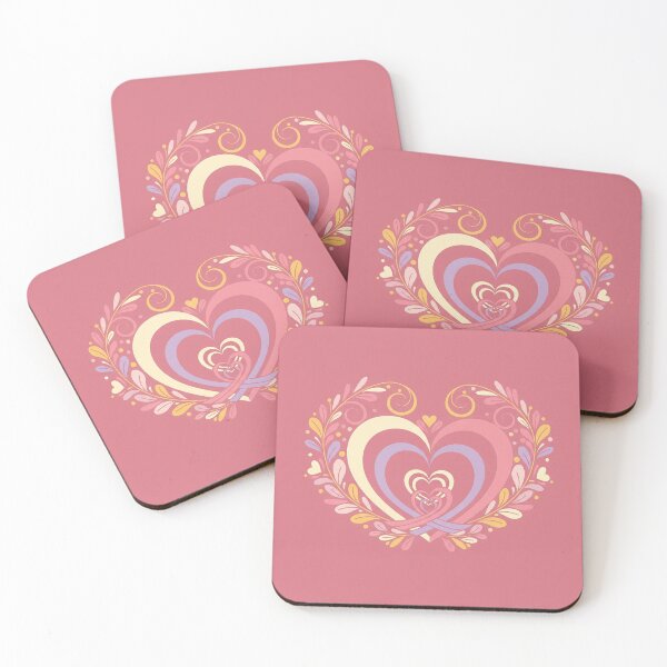 Item preview, Pastel Hearts and Swirls designed and sold by Owcomm.