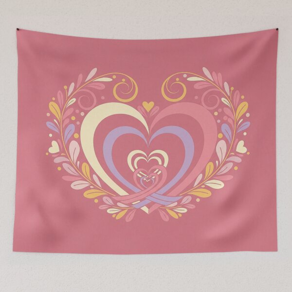 Item preview, Pastel Hearts and Swirls designed and sold by Owcomm.