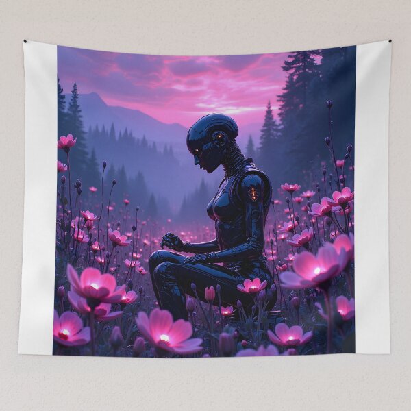 Item preview, Solitude of the Synthetic Soul designed and sold by oanaunciuleanu.