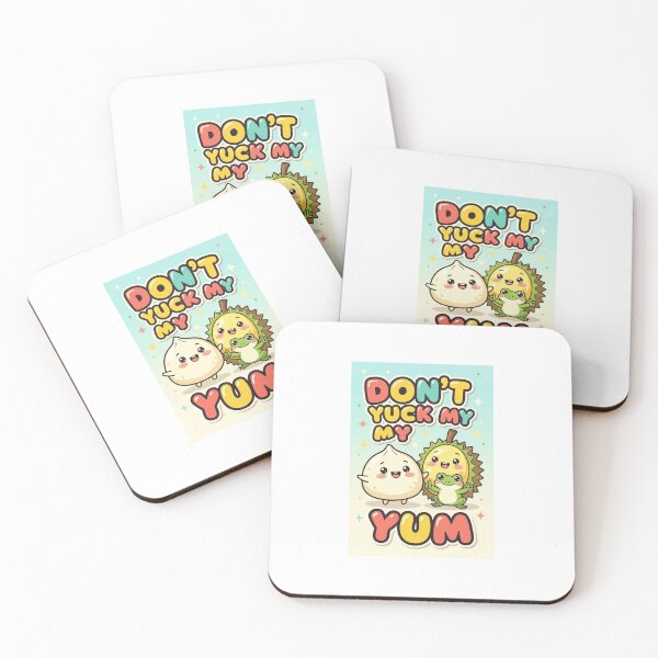 Item preview, Don't Yuck My Yum! Kawaii Food Crew designed and sold by LOL Decals.