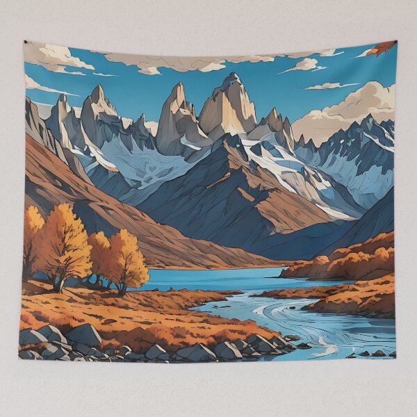 Item preview, Patagonia’s Fitz Roy Range in Autumn designed and sold by HorizonHues.