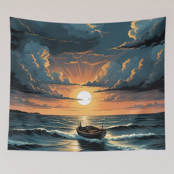 Item preview, Sailing Into the Stormy Horizon designed and sold by HorizonHues.