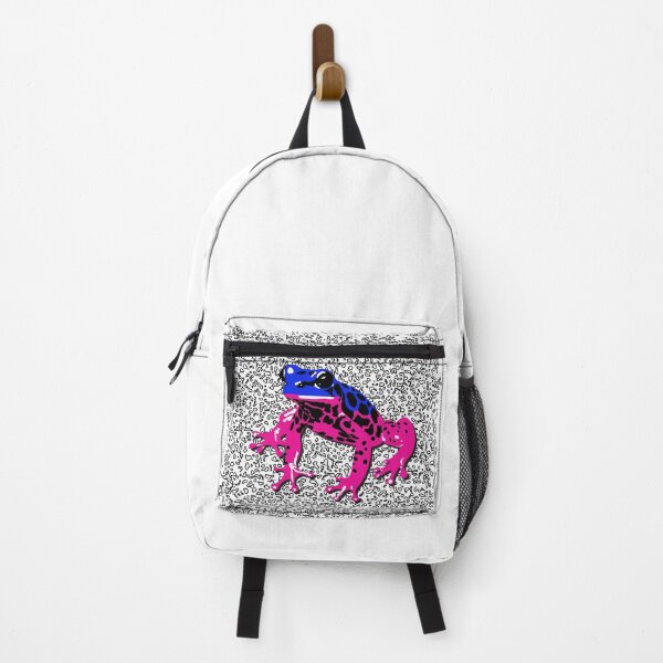 Item preview, poison dart frog on abstractional background designed and sold by Feral Lines Studio .