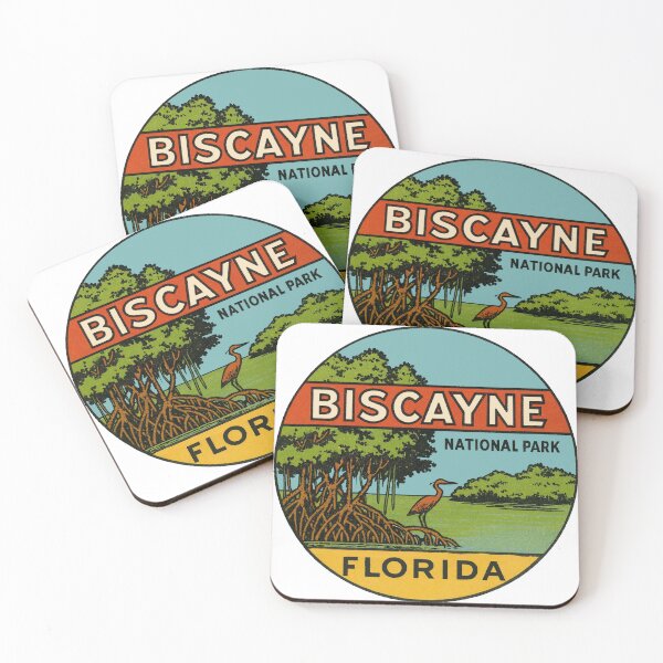 Item preview, Biscayne National Park Vintage Style Decal designed and sold by Decal Mania.