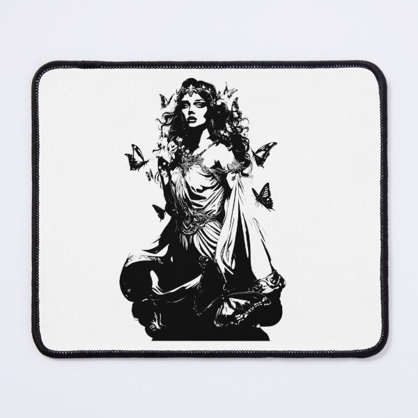Item preview, Étain – Celtic Goddess of Love & Transformation | Black & White Edition designed and sold by CelticSoulShop.