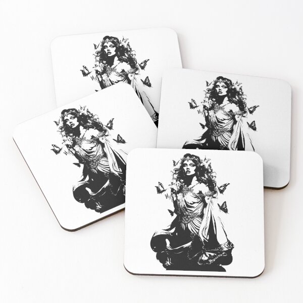 Item preview,    Étain – Celtic Goddess of Love & Transformation | Black & White Edition designed and sold by CelticSoulShop.