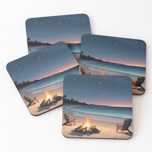 Item preview, Bonfire Under the Stars designed and sold by HorizonHues.