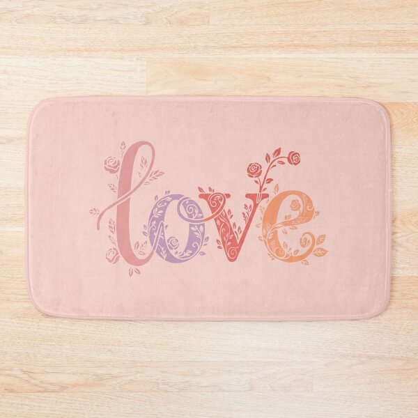 Item preview,  Floral Love Script designed and sold by Owcomm.