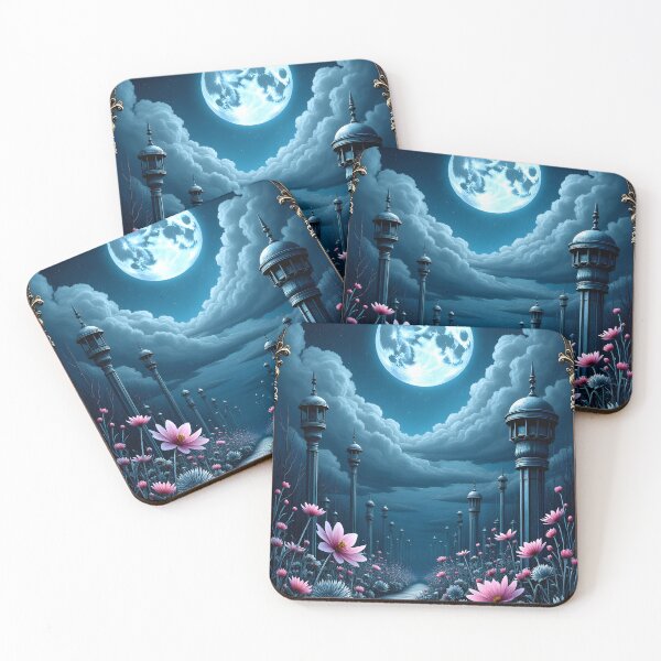 Item preview, Moonlit Pathway Through Enchanted Gardens designed and sold by oanaunciuleanu.