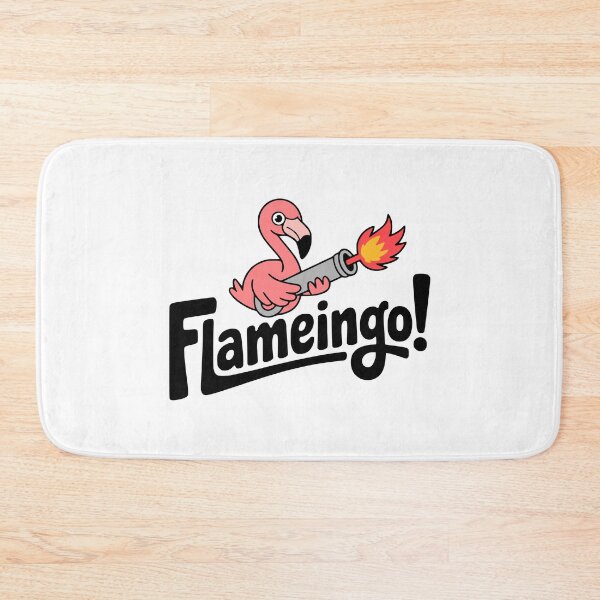 Item preview, Flameingo! Cute Flamethrower Flamingo Pun designed and sold by PMCreative.
