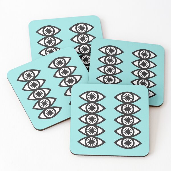 Item preview, The Eye Stack (black and white version) designed and sold by Artwork by Daniel Adams.